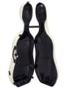 BAM ITALIA SUP1005XLWN CUSTODIA HIGHTECH SUPREME ICE IN POLICARBONATO PER VIOLONCELLO - WHITE - BLACK VERSION