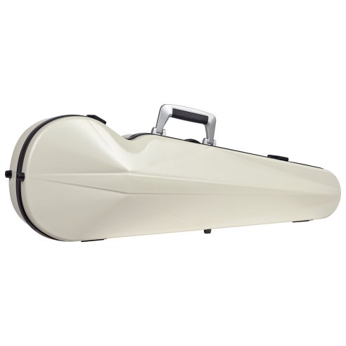 BAM ITALIA SUP2002XLWN CUSTODIA HIGHTECH SUPREME ICE CONTOURED IN POLICARBONATO PER VIOLINO - WHITE - BLACK VERSION