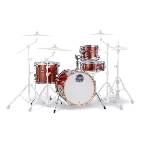 MAPEX IT MA486SOR MARS BIRCH BE BOP 4 PEZZI BLOOD ORANGE SPARKLE