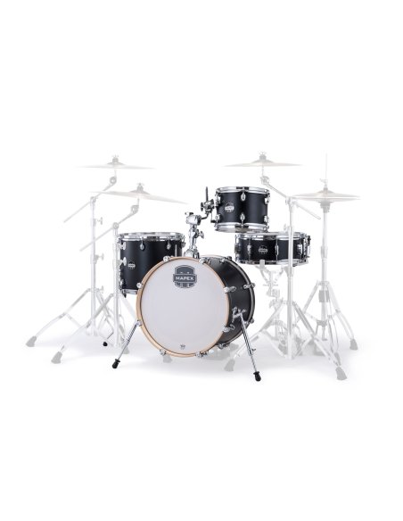 MAPEX IT MM486SKD MARS MAPLE BE BOP 4 PEZZI MATTE BLACK