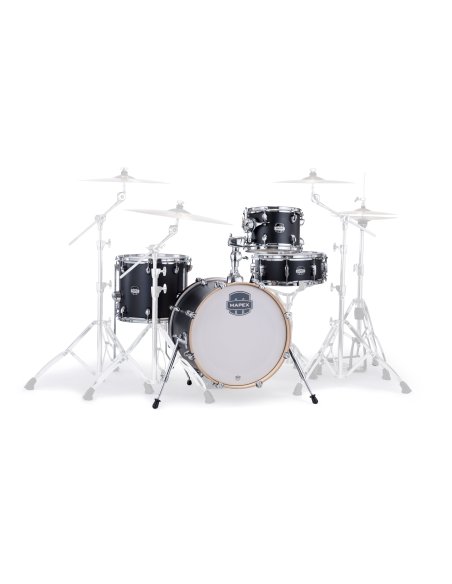 MAPEX IT MM486SKD MARS MAPLE BE BOP 4 PEZZI MATTE BLACK