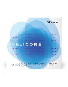 DADDARIO ORCHESTRAL IT H510 3/4M SET DI CORDE D'ADDARIO HELICORE PER VIOLONCELLO, SCALA 3/4, TENSIONE MEDIA 2