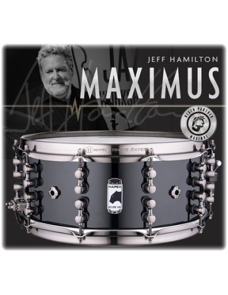 MAPEX IT BPDLMH4600LPB RULLANTE BLACK PANTHER DESIGN LAB MAXIMUS 14X6 JEFF HAMILTON