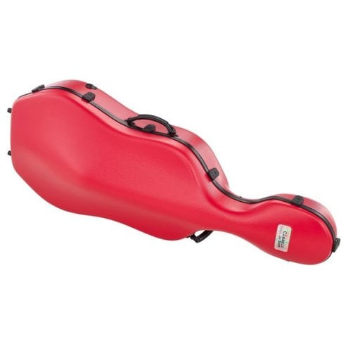 BAM ITALIA 1001SWR CUSTODIA CLASSIC PER VIOLONCELLO - RUOTE - RED