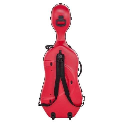 BAM ITALIA 1001SWR CUSTODIA CLASSIC PER VIOLONCELLO - RUOTE - RED