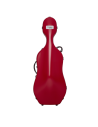 BAM ITALIA 1001SWRG CUSTODIA CLASSIC PER VIOLONCELLO - RUOTE - POMEGRANATE RED