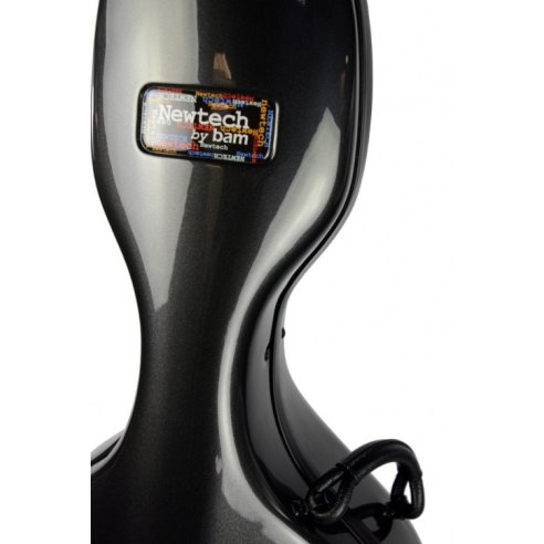 BAM ITALIA 1002NWN CUSTODIA NEWTECH PER VIOLONCELLO - RUOTE - BLACK