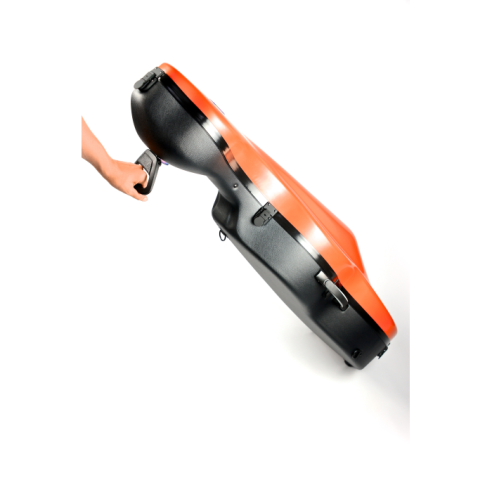BAM ITALIA 1003XLWORG CUSTODIA SHAMROCK HIGHTECH PER VIOLONCELLO - RUOTE - ORANGEY