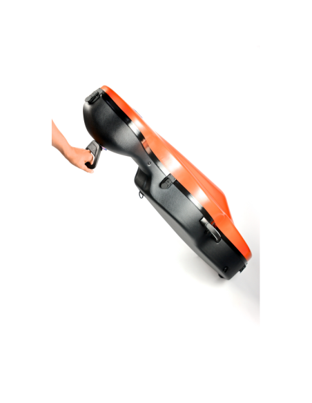 BAM ITALIA 1003XLWORG CUSTODIA SHAMROCK HIGHTECH PER VIOLONCELLO - RUOTE - ORANGEY