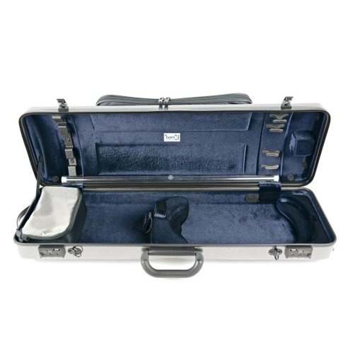 BAM ITALIA 2011XL CUSTODIA HIGHTECH OBLONG PER VIOLINO POCKET - METALLIC SILVER