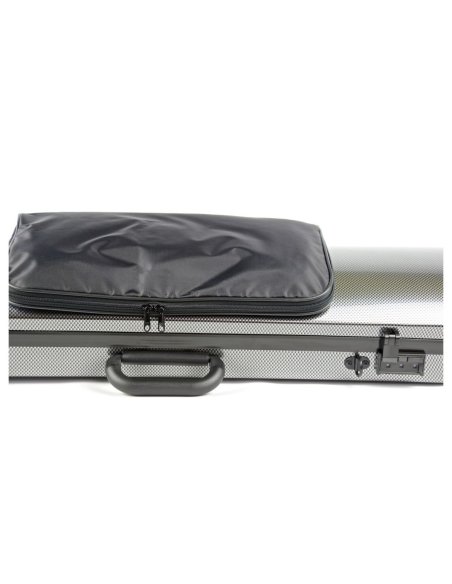 BAM ITALIA 2011XL CUSTODIA HIGHTECH OBLONG PER VIOLINO POCKET - METALLIC SILVER