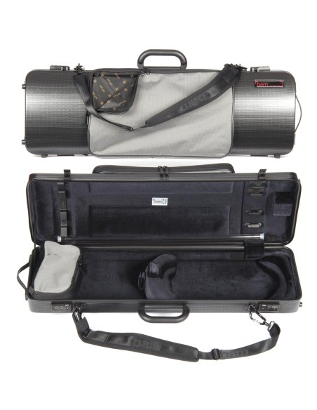 BAM ITALIA 2011XLLB CUSTODIA HIGHTECH OBLONG PER VIOLINO POCKET - BLACK LAZURE