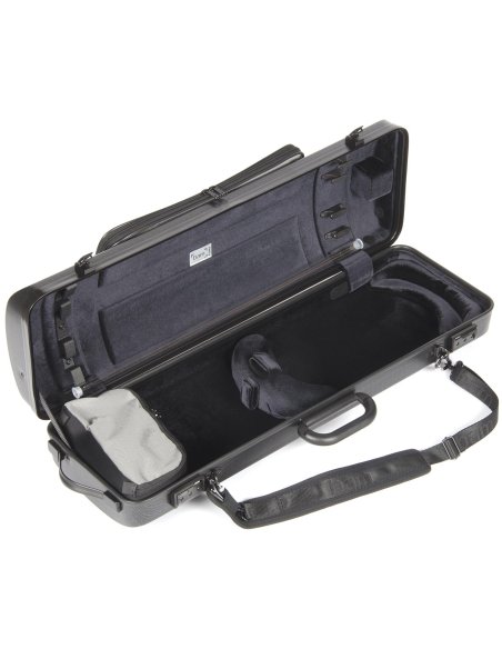 BAM ITALIA 2011XLLB CUSTODIA HIGHTECH OBLONG PER VIOLINO POCKET - BLACK LAZURE
