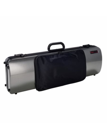 BAM ITALIA 2011XLSC CUSTODIA HIGHTECH OBLONG PER VIOLINO POCKET - SILVER CARBON