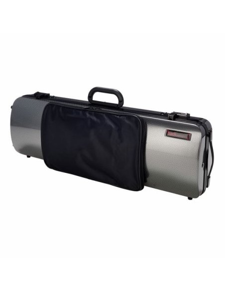 BAM ITALIA 2011XLSC CUSTODIA HIGHTECH OBLONG PER VIOLINO POCKET - SILVER CARBON