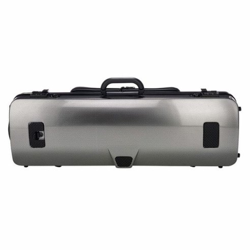 BAM ITALIA 2011XLSC CUSTODIA HIGHTECH OBLONG PER VIOLINO POCKET - SILVER CARBON