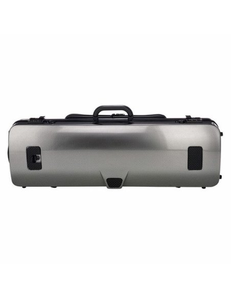 BAM ITALIA 2011XLSC CUSTODIA HIGHTECH OBLONG PER VIOLINO POCKET - SILVER CARBON