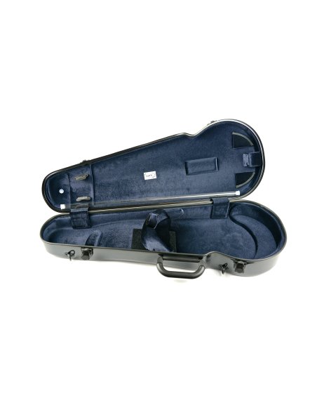 BAM ITALIA 2200XLC CUSTODIA HIGHTECH CONTOURED PER VIOLA - BLACK CARBON