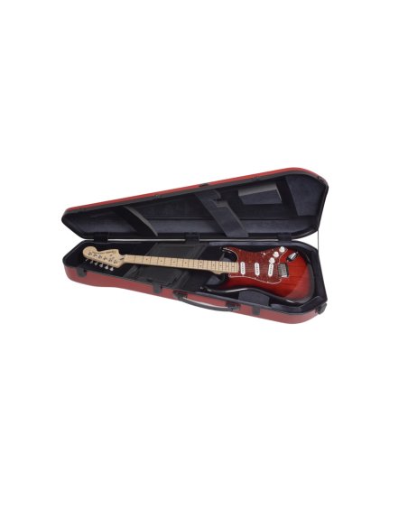 BAM ITALIA 8100SRG CUSTODIA CREW REGOLABILE PER CHITARRA ELETTRICA - POMEGRANATE RED