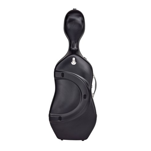 BAM ITALIA SUP1005XLNS CUSTODIA HIGHTECH SUPREME IN POLICARBONATO PER VIOLONCELLO - BLACK - SILVER VERSION