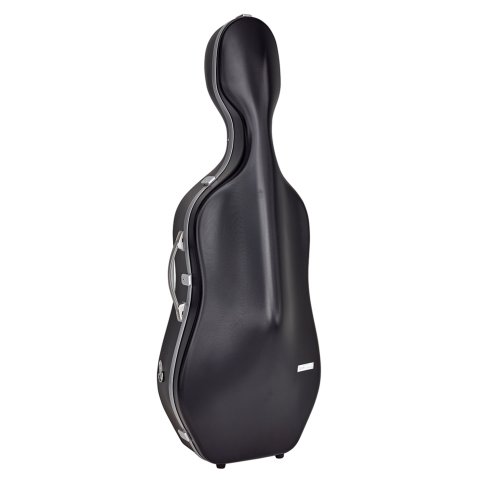 BAM ITALIA SUP1005XLNS CUSTODIA HIGHTECH SUPREME IN POLICARBONATO PER VIOLONCELLO - BLACK - SILVER VERSION