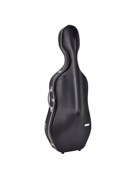 BAM ITALIA SUP1005XLNS CUSTODIA HIGHTECH SUPREME IN POLICARBONATO PER VIOLONCELLO - BLACK - SILVER VERSION