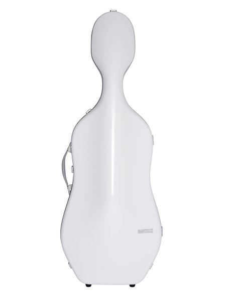 BAM ITALIA SUP1005XLWS CUSTODIA HIGHTECH SUPREME ICE IN POLICARBONATO PER VIOLONCELLO - WHITE - SILVER VERSION