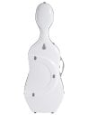 BAM ITALIA SUP1005XLWS CUSTODIA HIGHTECH SUPREME ICE IN POLICARBONATO PER VIOLONCELLO - WHITE - SILVER VERSION