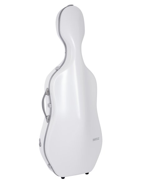 BAM ITALIA SUP1005XLWS CUSTODIA HIGHTECH SUPREME ICE IN POLICARBONATO PER VIOLONCELLO - WHITE - SILVER VERSION