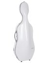 BAM ITALIA SUP1005XLWS CUSTODIA HIGHTECH SUPREME ICE IN POLICARBONATO PER VIOLONCELLO - WHITE - SILVER VERSION