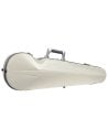 BAM ITALIA SUP2002XLWS CUSTODIA HIGHTECH SUPREME ICE CONTOURED IN POLICARBONATO PER VIOLINO - WHITE - SILVER VERSION