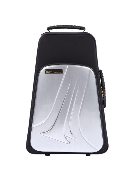 BAM ITALIA TREK3024SA CUSTODIA NEW TREKKING PER 2 TROMBE - BRUSHED ALUMINUM