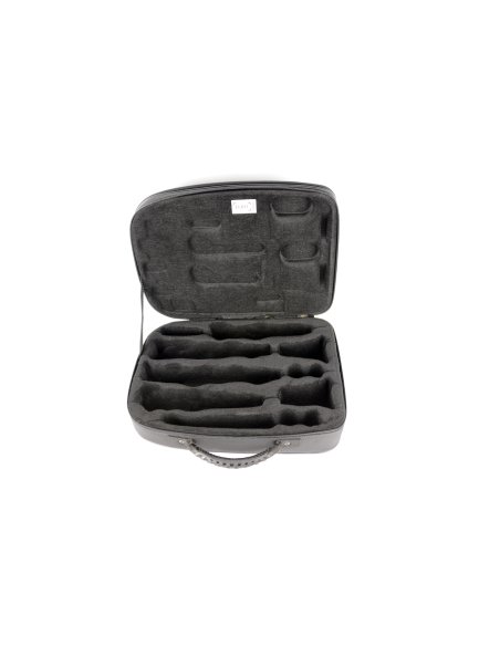 BAM ITALIA TREK3028SC CUSTODIA NEW TREKKING PER 2 CLARINETTI SIB E LA - BLACK CARBON