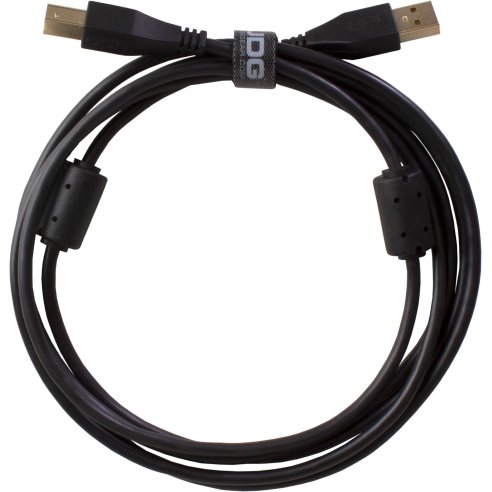 UDG GEAR U95002BL - ULTIMATE AUDIO CABLE USB 2.0 A-B BLACK STRAIGHT 2M