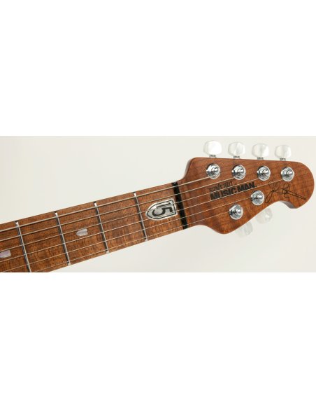 MUSIC MAN JP15 PETRUCCI TIGER EYE FLAME TOP