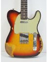 FENDER 1960 TELE CUSTOM HEAVY RELIC CHOCOLATE 3CS