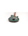 MUSIC MAN AXIS SS HH TREM YUCATAN BLUE FLAME ROASTED