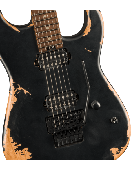 CHARVEL PRO MOD RELIC SAN DIMAS STYLE 1 HH FR WEATHERED BLACK