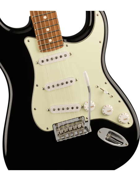 FENDER DE PLAYER STRAT ROASTED PF BLACK