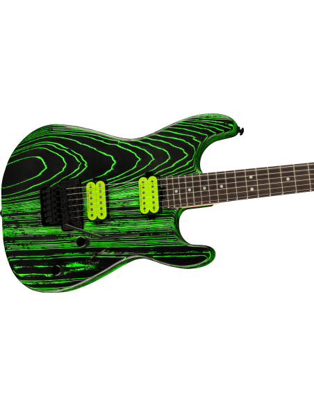 CHARVEL PRO MOD SD1 HH FR ASH GREEN GLOW