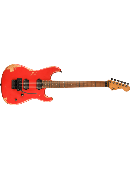 CHARVEL PRO MOD RELIC SD1 HH FR PF WEATHERED ORANGE