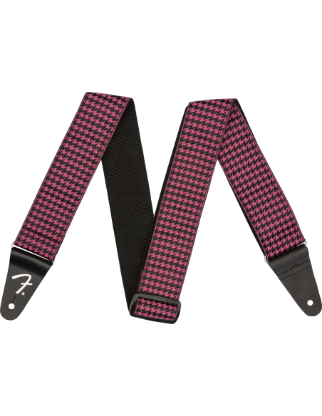 FENDER STRAP HOUNDSTOOTH PINK