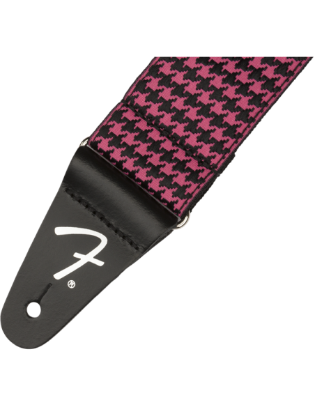 FENDER STRAP HOUNDSTOOTH PINK