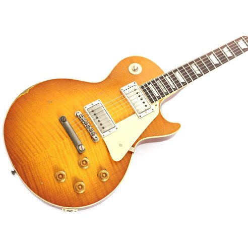 GIBSON '59 LES PAUL STANDARD REISSUE ULTRA HEAVY AGED DIRTY LEMON BURST