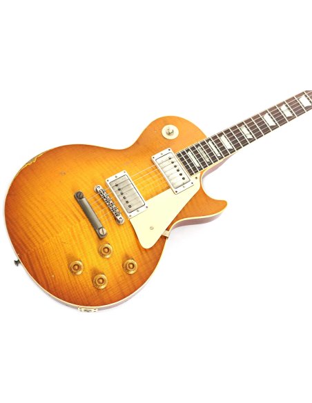 GIBSON '59 LES PAUL STANDARD REISSUE ULTRA HEAVY AGED DIRTY LEMON BURST