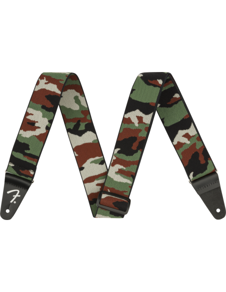 FENDER STRAP WEIGHLESS CAMO WOODLAND