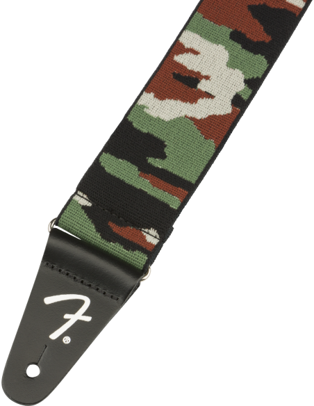 FENDER STRAP WEIGHLESS CAMO WOODLAND