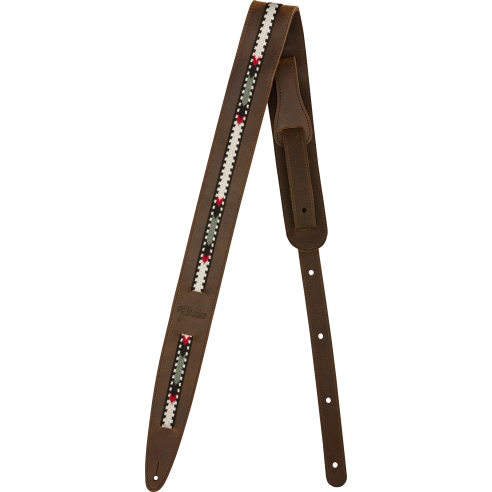 FENDER STRAP PARAMOUNT LEATHER STRAP BROWN