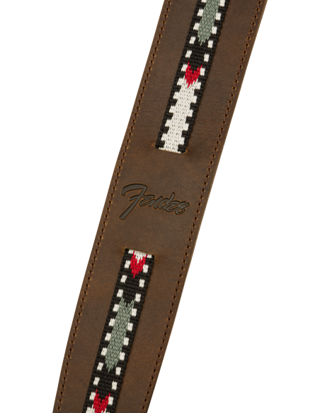 FENDER STRAP PARAMOUNT LEATHER STRAP BROWN