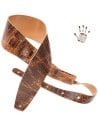 MAGRABO' HOLES HC EMBOSSED CROCO LUX MARRONE CHIARO 8CM